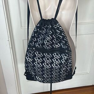 Red by Marc Ecko Drawstring Backpack Black